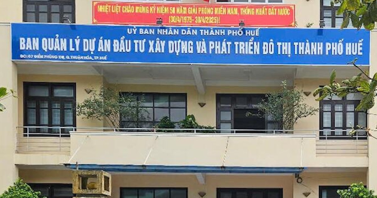 Khởi tố giám đốc Ban Quản lý dự án Đầu tư xây dựng và Phát triển đô thị TP Huế