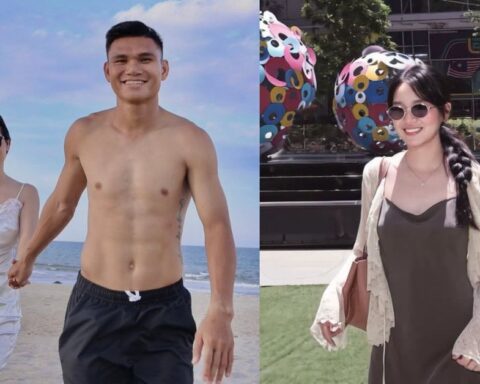 Cô gái cưới “cầu thủ nghèo nhất Việt Nam”, hiện tại đổi đời, khoe dáng nuột nà khi sang Malaysia cổ vũ ĐT Việt Nam