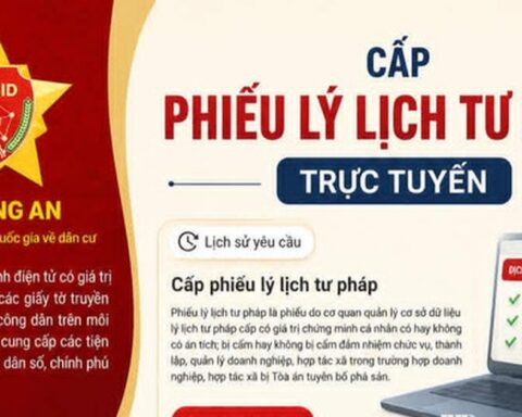 Các bước thực hiện cấp Phiếu lý lịch tư pháp trực tuyến