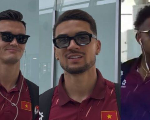 Xuân Son và Lê Giang Patrik đeo kính chất lừ cùng đội tuyển Việt Nam sang Thái Lan đá chung kết ASEAN Cup