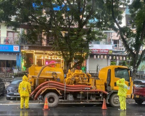 Sáng 21-8: Hà Nội mưa trên 100mm, chưa có điểm úng ngập