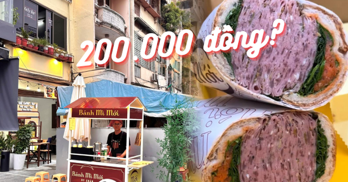 Khách Tây gọi đây là xe bánh mì đắt nhất Việt Nam, một ổ 200.000 đồng có thịt ninh nhừ suốt 24 tiếng