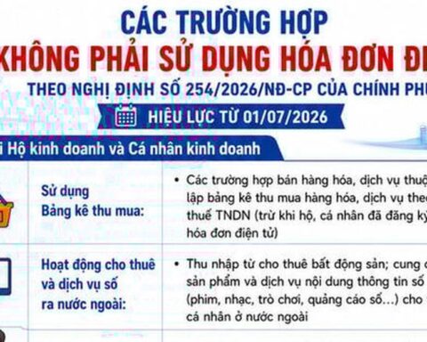 Những trường hợp không bắt buộc phải sử dụng hóa đơn điện tử
