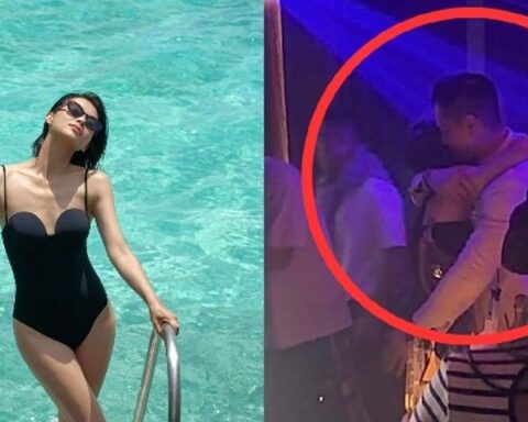 Á hậu hàng đầu nghi đang mang thai lần 4 sau khi chồng đại gia lộ ảnh ôm ấp gái xinh trong bar