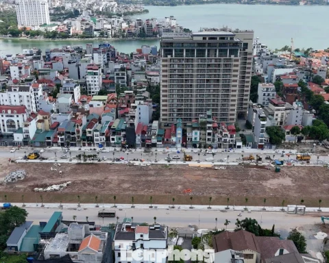Tuyến đường trục cảnh quan, công viên văn hóa tâm linh ven Hồ Tây gấp rút về đích