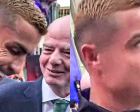 Ronaldo bất ngờ chạm mặt Chủ tịch FIFA, biểu cảm nghiêm nghị gây chú ý