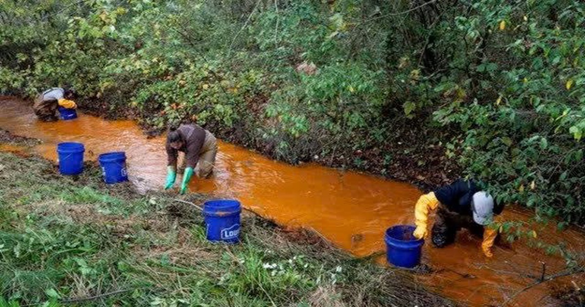 Phát hiện “mỏ vàng” 40 tấn ẩn trong hố nước thải