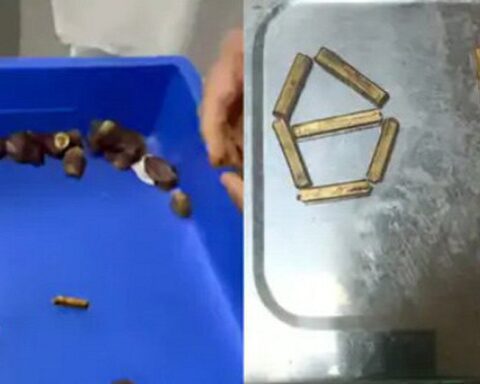 Quét tia X kiểm tra, hải quan phát hiện và thu giữ 172 gram vàng trị giá hơn 410 triệu đồng trong những quả chà là