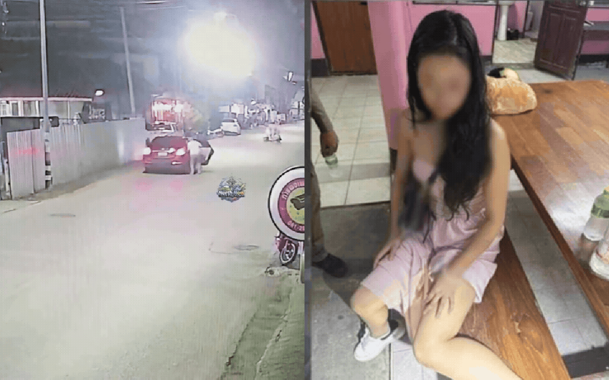 Cô gái Trung Quốc nhảy khỏi ô tô của nhóm bắt cóc khi xe chạy qua chốt cảnh sát ở Thái Lan