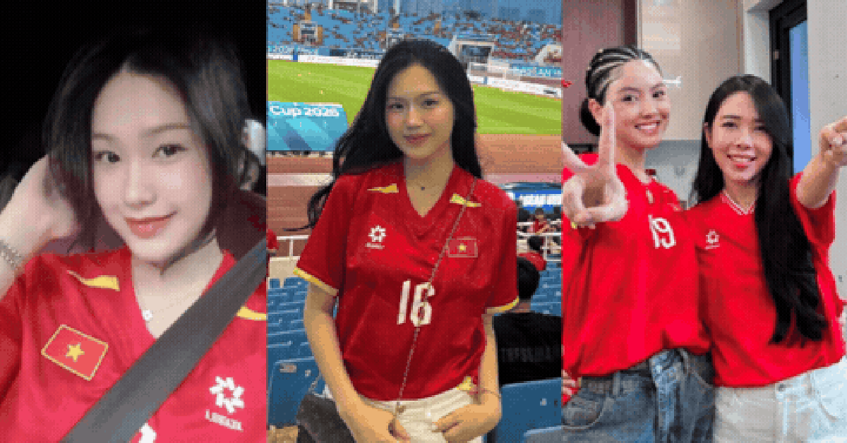 Dàn WAGs xinh đẹp Doãn Hải My, Chu Thanh Huyền đọ sắc rực rỡ trên khán đài, sẵn sàng cổ vũ chung kết Việt Nam vs Thái Lan