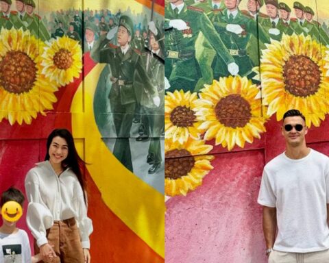 “Tóm dính” cảnh Hoàng Oanh ra mắt Lê Giang Patrik với con trai từ lễ 2/9/2025