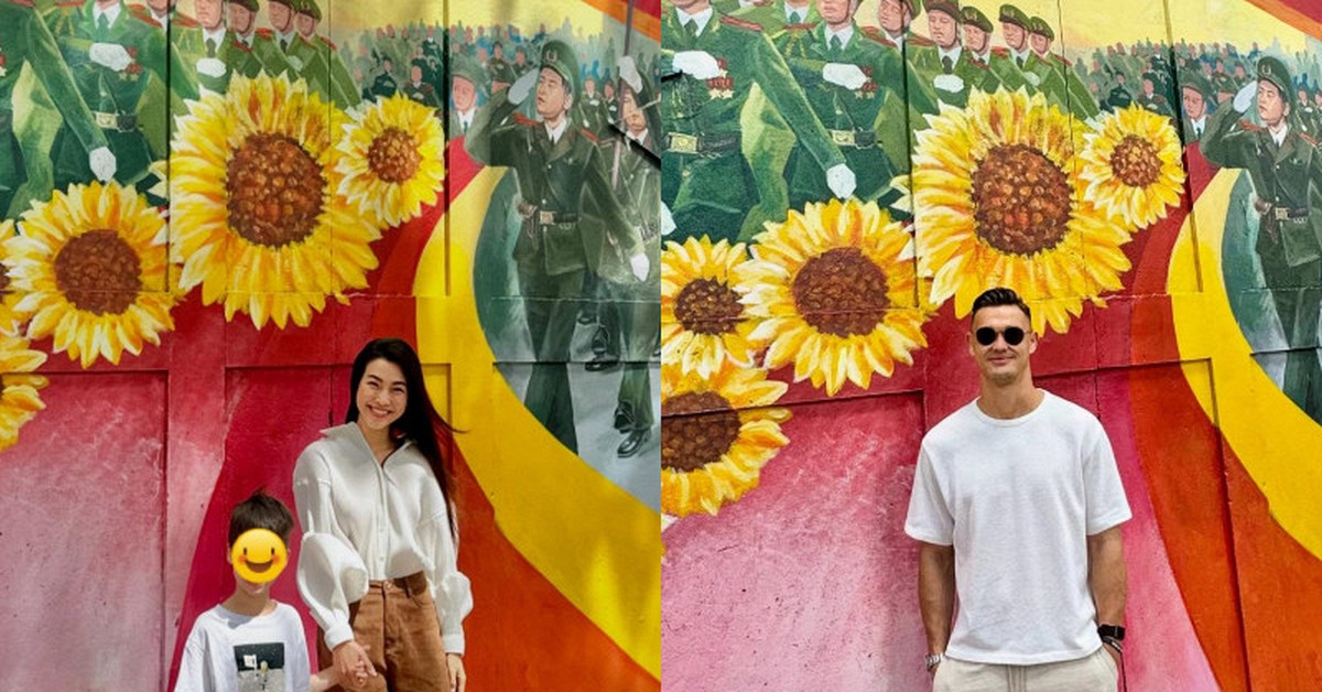 “Tóm dính” cảnh Hoàng Oanh ra mắt Lê Giang Patrik với con trai từ lễ 2/9/2025