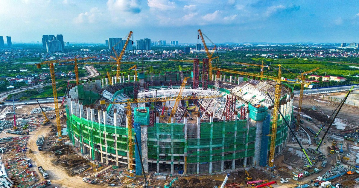 Sân vận động 60.000 chỗ ngồi, lớn thứ 2 Việt Nam do Vingroup xây dựng đón Chủ tịch FIFA tới thăm
