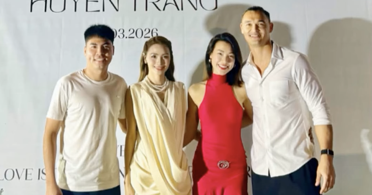 Bức ảnh bí mật của MC Hoàng Oanh và Lê Giang Patrik đến giờ mới được công bố