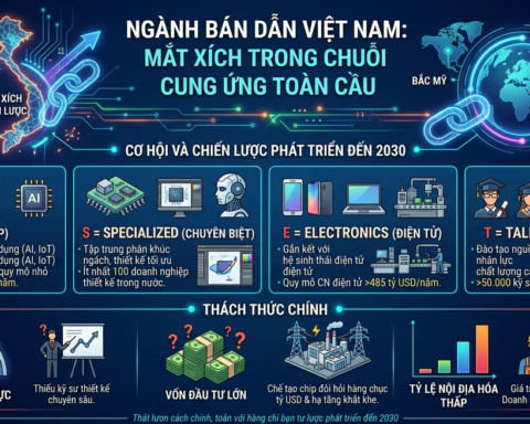 Cơ hội để ngành bán dẫn Việt Nam là “mắt xích” trong chuỗi cung ứng toàn cầu