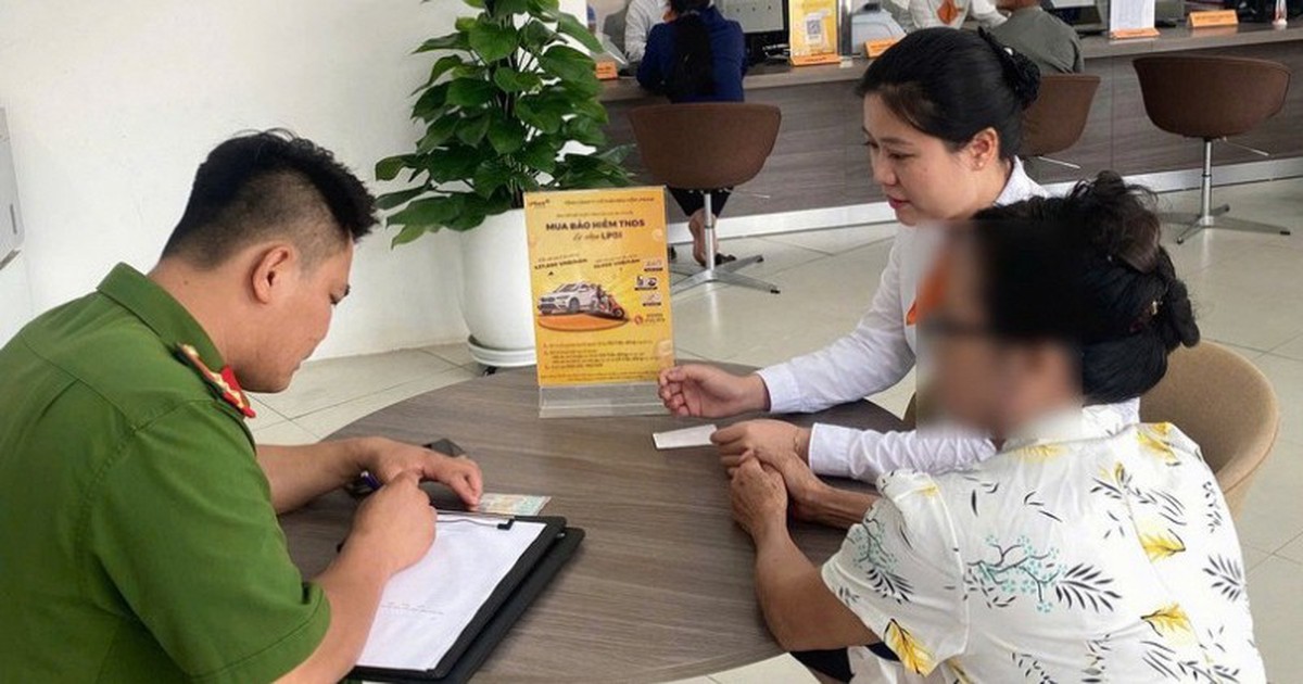 Công an thông báo đến người dân có giao dịch chuyển khoản với nội dung sau
