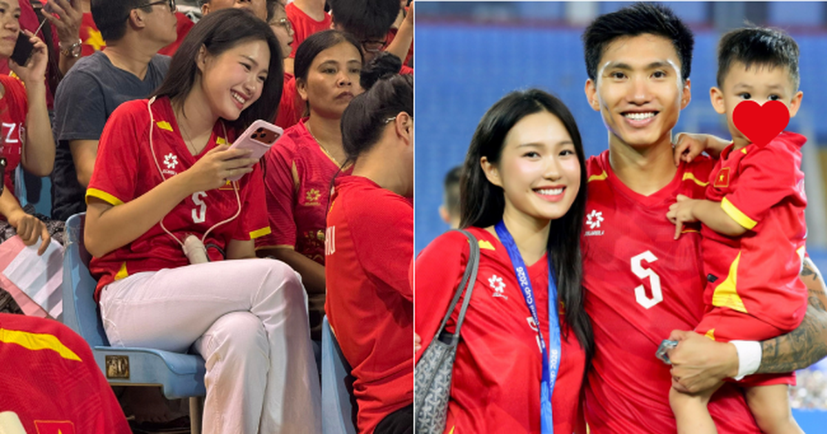 Loạt ảnh “cam thường” bóc nhan sắc thật của Doãn Hải My khi đi cổ vũ Văn Hậu, trên mạng là “bạch nguyệt quang” ngoài đời thế nào?