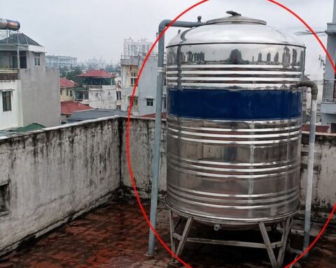 Lời khuyên cho những gia đình đang đặt bồn nước trên sân thượng
