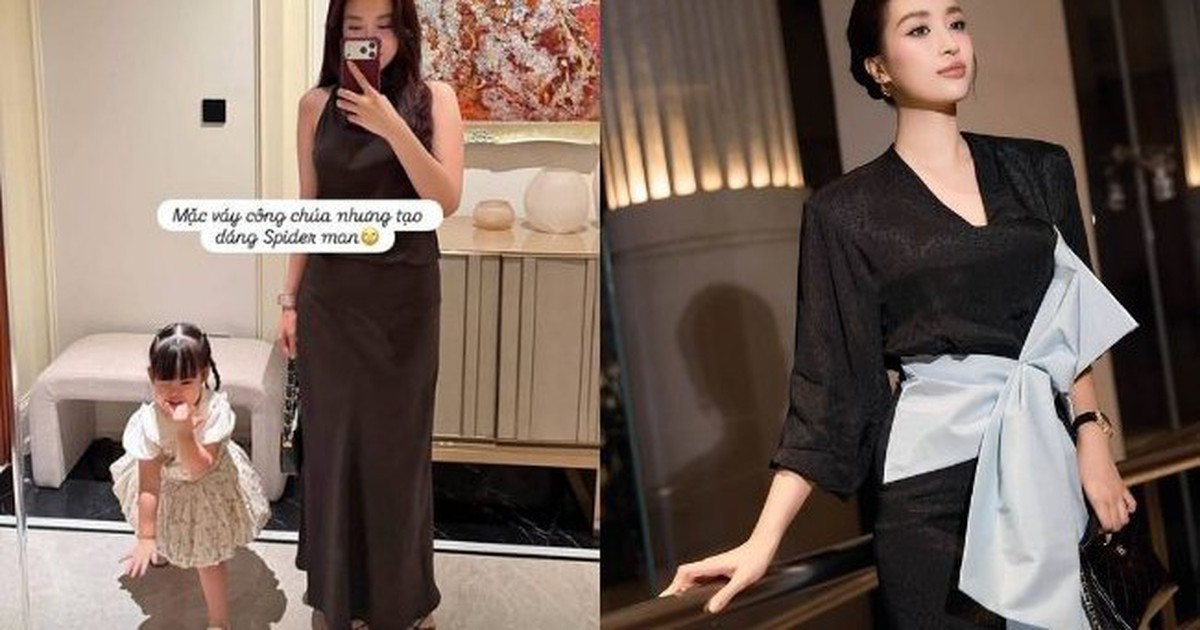 Hoa hậu Đỗ Mỹ Linh gây chú ý khi khoe khoảnh khắc tinh nghịch của ái nữ nhà Chủ tịch CLB Hà Nội trong biệt thự đất vàng 6 tầng bề thế