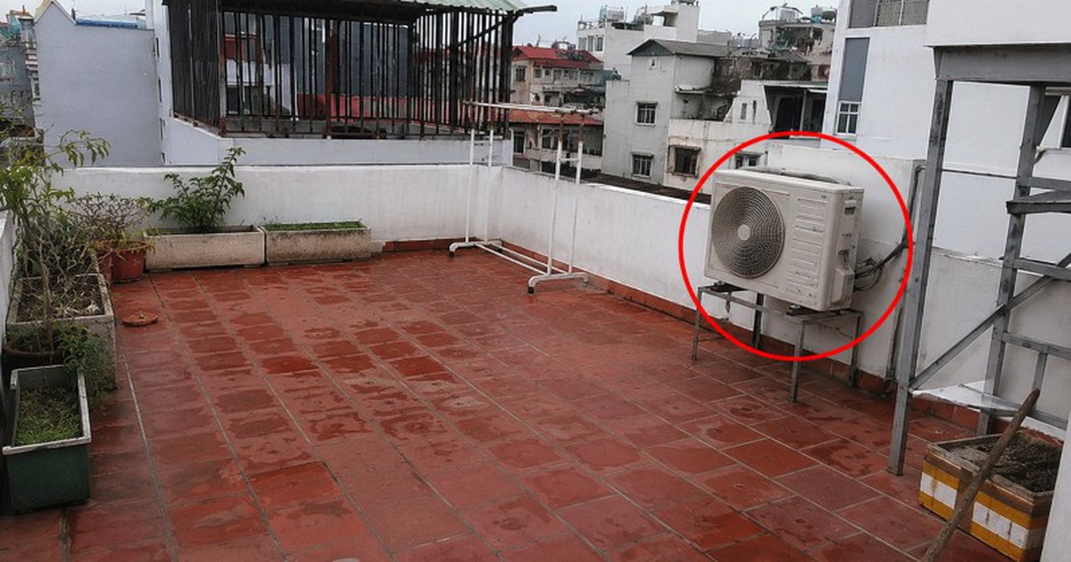 Lời khuyên cho những gia đình đặt cục nóng điều hòa trên sân thượng