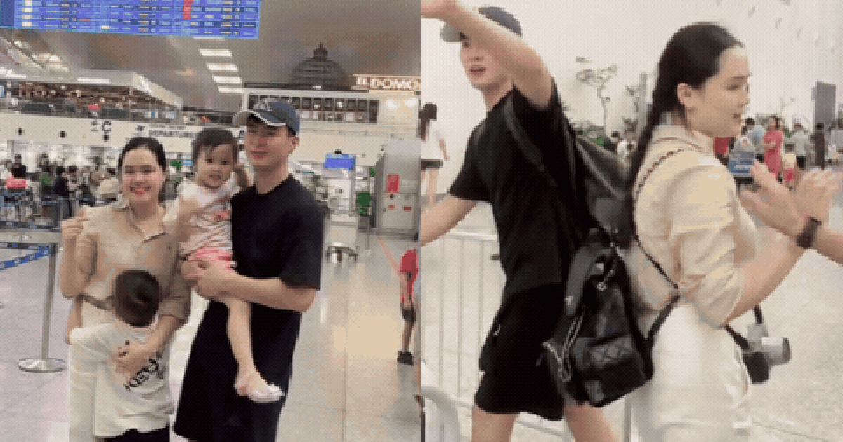 Video: Cận cảnh vợ chồng Duy Mạnh – Quỳnh Anh bịn rịn chia tay các con, lên đường sang Mỹ phẫu thuật chấn thương