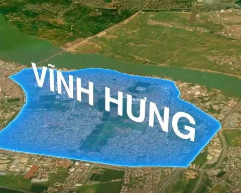 Có gì tại dự án tái thiết đô thị gần 500ha giáp Trục đại lộ sông Hồng
