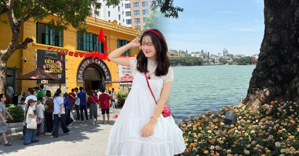 Giới trẻ Hà Nội đội nắng xếp hàng tham quan Di tích Nhà tù Hoả Lò; Hồ Gươm biến thành studio ngoài trời trong kỳ nghỉ 2/9