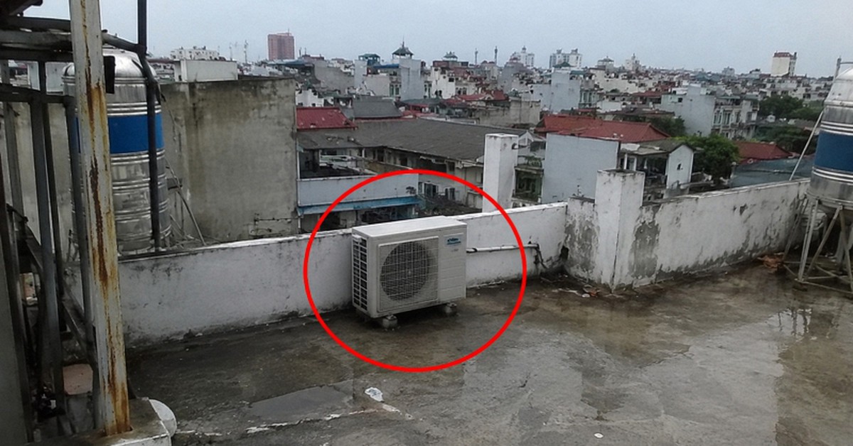 Có nên làm mái che cho cục nóng điều hòa trên mái nhà, sân thượng?