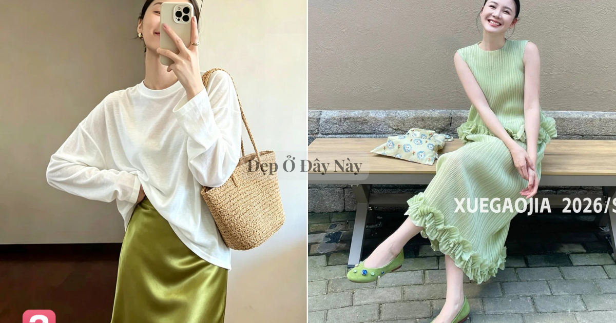 Lên đồ màu xanh quả bơ: Nền nã, nhẹ nhàng mà vẫn chuẩn thanh lịch cho style “old money”