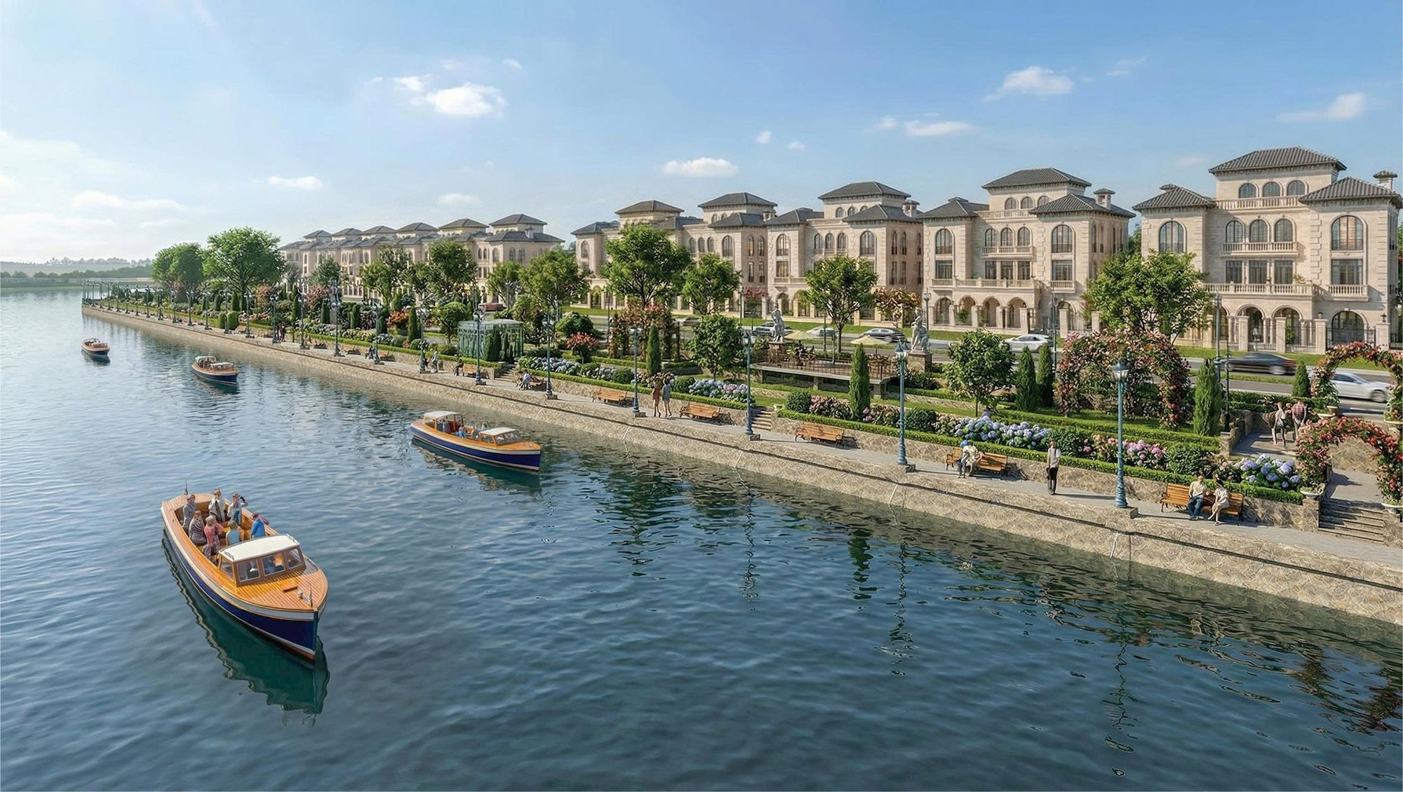 Chính thức khởi công siêu dự án chạy dọc 11km ven sông, có gần 2.000 dinh thự với diện tích thuộc hàng 