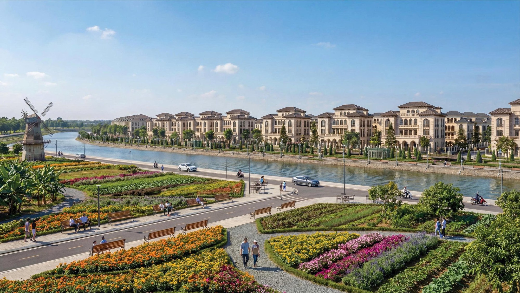 Chính thức khởi công siêu dự án chạy dọc 11km ven sông, có gần 2.000 dinh thự với diện tích thuộc hàng 