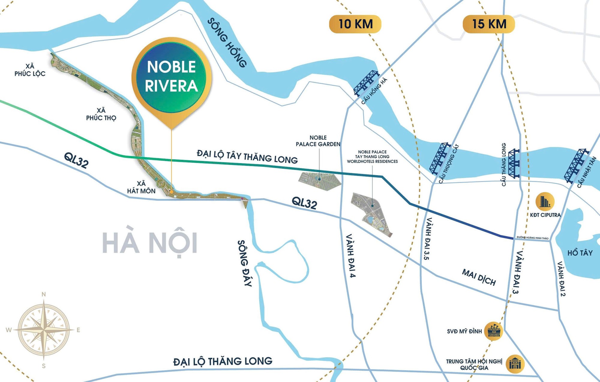 Chính thức khởi công siêu dự án chạy dọc 11km ven sông, có gần 2.000 dinh thự với diện tích thuộc hàng 