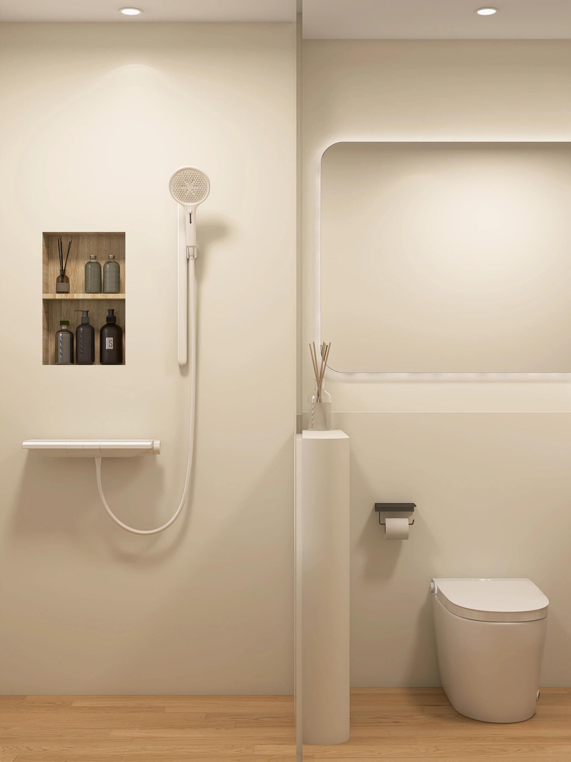 Phòng tắm chỉ dùng vách kính để ngăn khô – ướt vẫn chưa đủ: Cách người Nhật chia không gian mới thực sự đáng học hỏi- Ảnh 4.