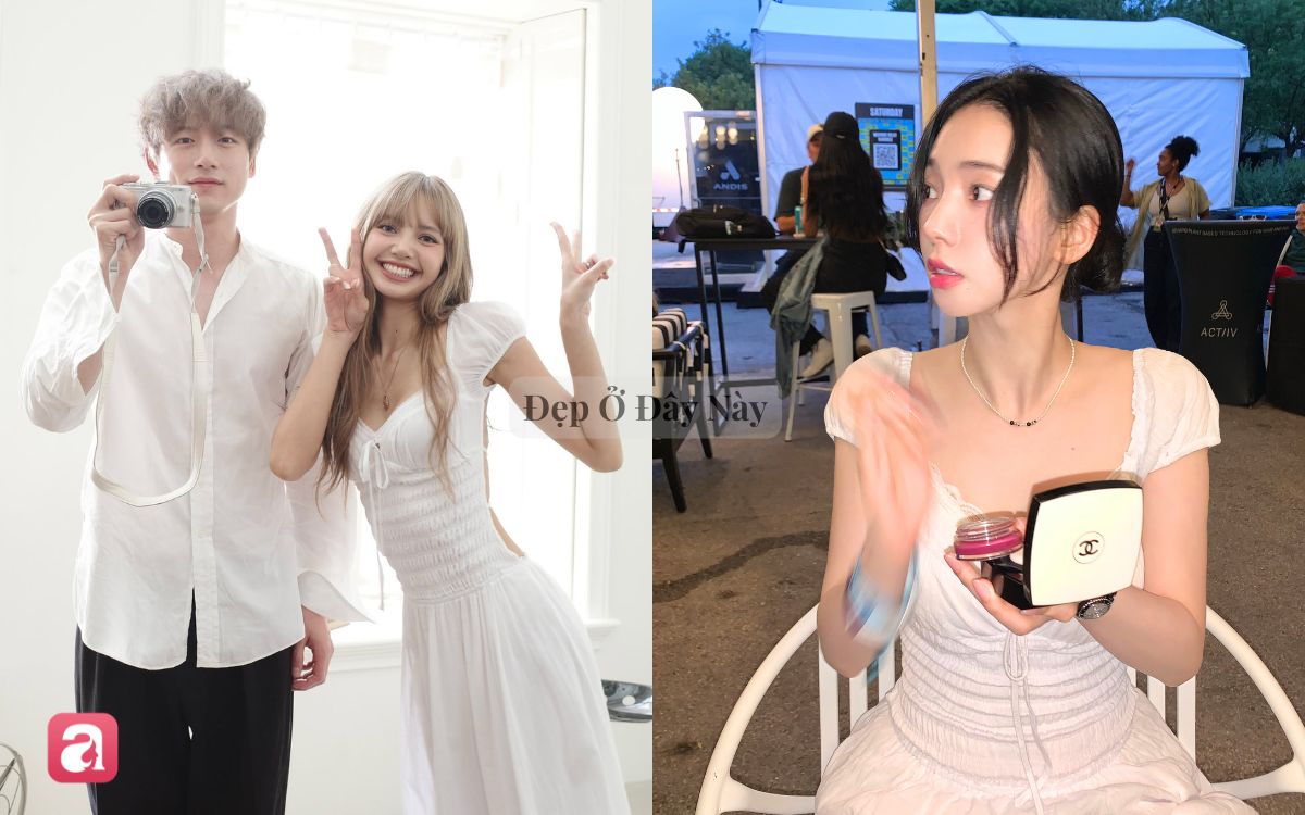 Đụng đầm nàng thơ, Lisa khoe lưng ong quyến rũ, Karina kín đáo vẫn đẹp mê- Ảnh 1.