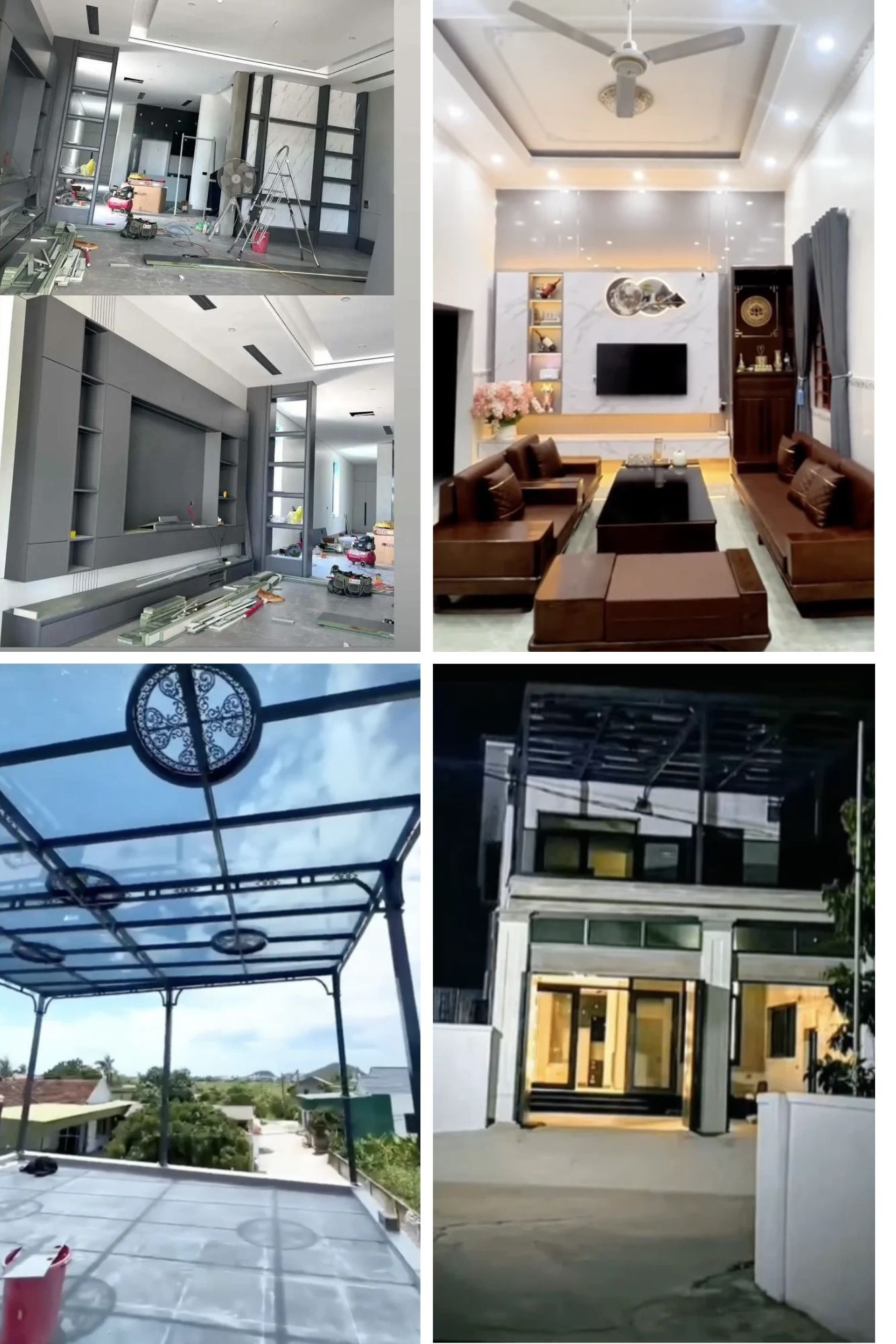 Đình Bắc về quê bắc rạp mời cả xóm ăn mừng tân gia- Ảnh 4.
