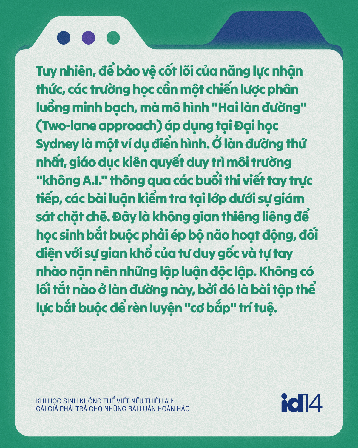 Khi học sinh không thể viết nếu thiếu A.I: Cái giá phải trả cho những bài luận hoàn hảo - Ảnh 12.