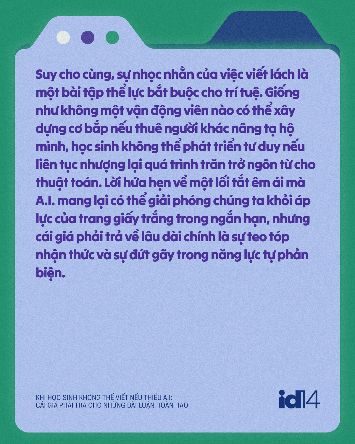 Khi học sinh không thể viết nếu thiếu A.I: Cái giá phải trả cho những bài luận hoàn hảo - Ảnh 14.