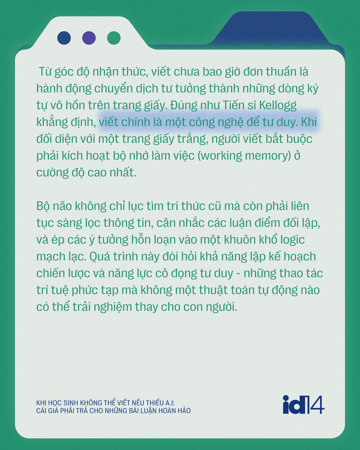 Khi học sinh không thể viết nếu thiếu A.I: Cái giá phải trả cho những bài luận hoàn hảo - Ảnh 3.