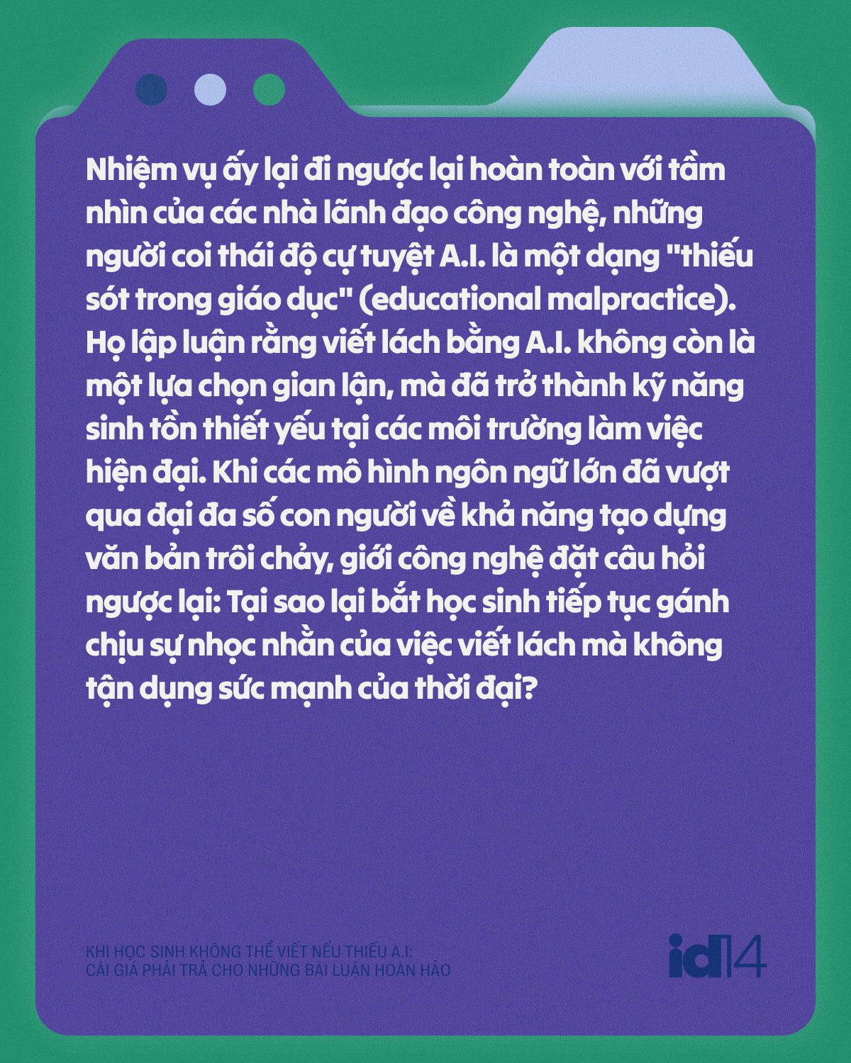 Khi học sinh không thể viết nếu thiếu A.I: Cái giá phải trả cho những bài luận hoàn hảo - Ảnh 7.