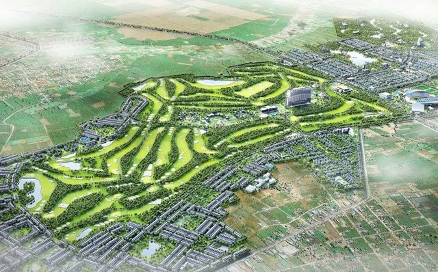 Phối cảnh dự án FLC Pleiku Golf Club & Luxury Resort.