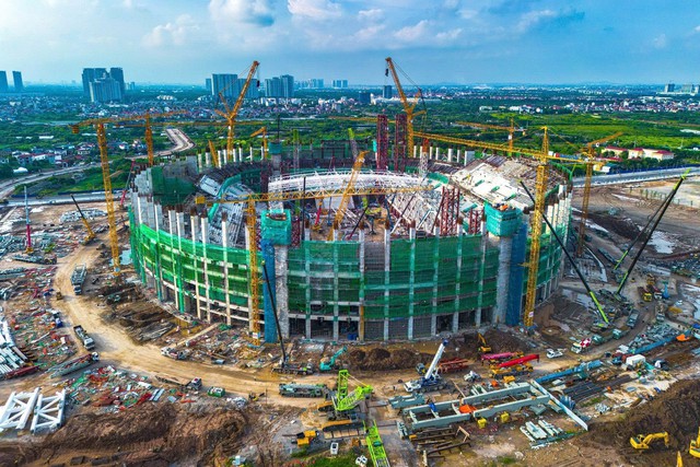 Sân vận động 60.000 chỗ ngồi, lớn thứ 2 Việt Nam do Vingroup xây dựng đón Chủ tịch FIFA tới thăm