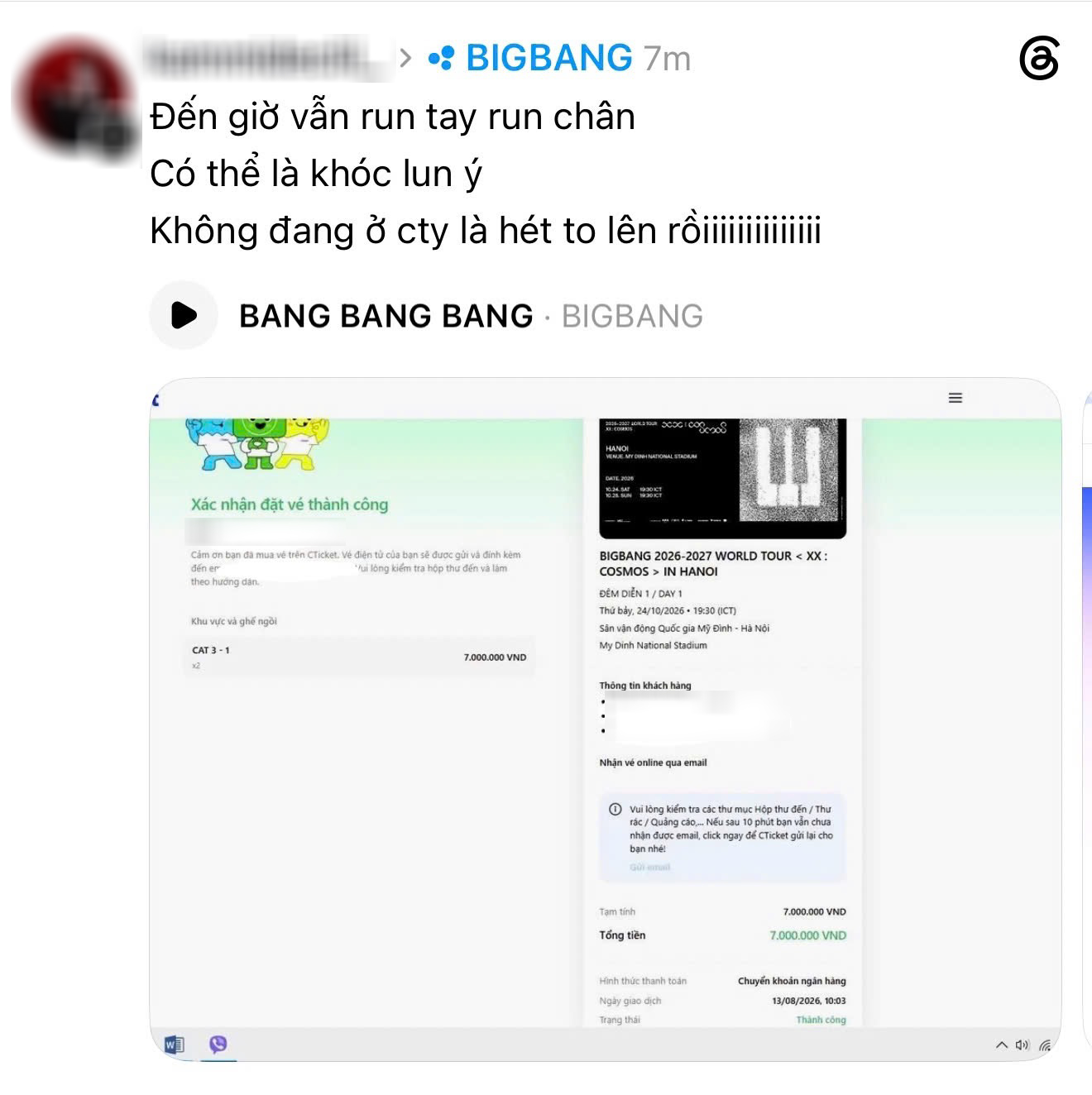 Mạng xã hội dậy sóng vì vé BIGBANG, sold out sau 2 giờ mở bán- Ảnh 5.
