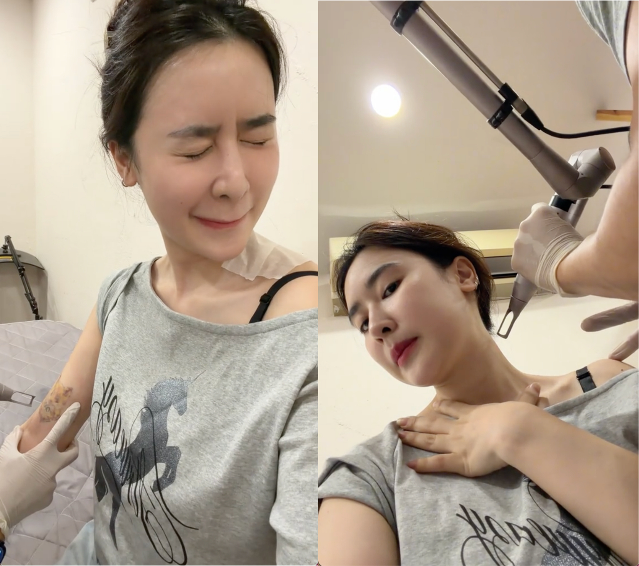 Quyên Qui - Tóc Tiên cắn răng xoá xăm: Cùng địa chỉ, chung cả lý do- Ảnh 3.