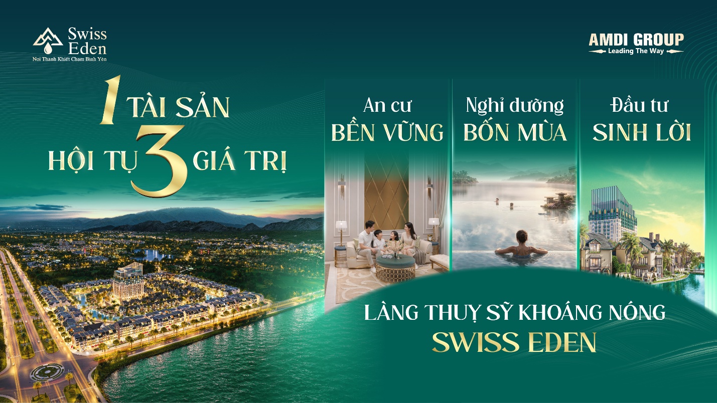AMDI Group thắng lớn với Swiss Eden tại Dot Property Vietnam Awards 2026 - Ảnh 3. AMDI Group thắng lớn với Swiss Eden tại Dot Property Vietnam Awards 2026 - Ảnh 3.