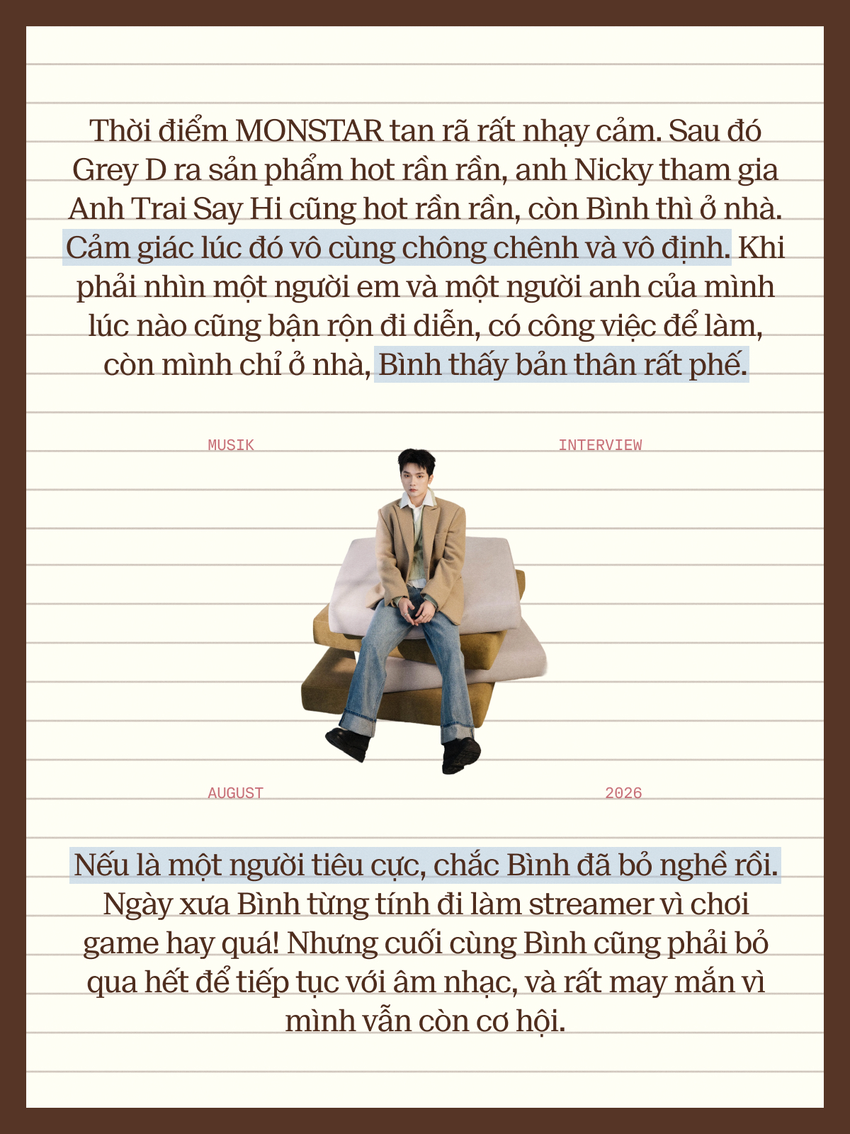 Vương Bình: Chẳng ai muốn nhìn thấy những câu so sánh “Tại sao loại Anh Trai này mà giữ lại anh kia?”- Ảnh 9.