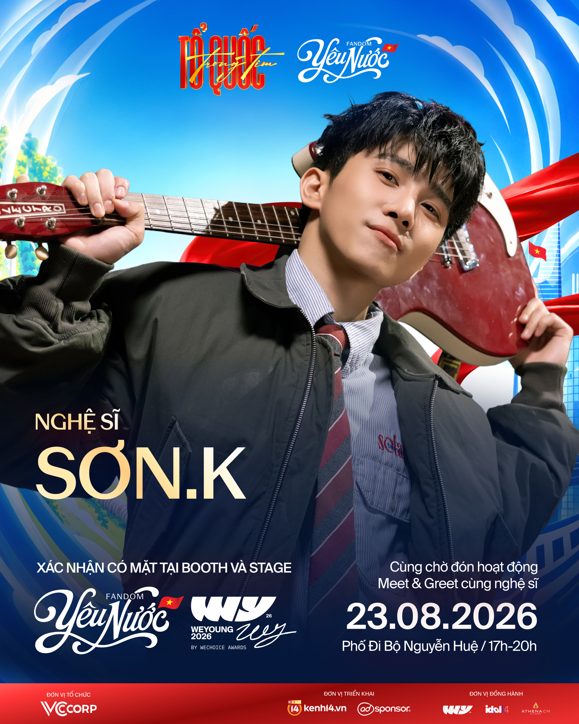 Tận hưởng ngay sân khấu đốt cháy Fandom Yêu Nước, thời cơ “say hi” với Sơn.K chỉ có 1- Ảnh 1.