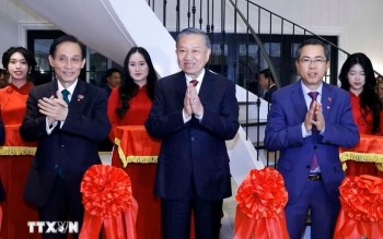 Tổng Bí thư, Chủ tịch nước Tô Lâm dự lễ khánh thành Nhà Việt Nam, gặp gỡ cộng đồng người Việt Nam tại Australia và Solomon