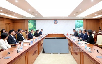 Bộ trưởng  Ngô Văn Tuấn tiếp Thống đốc tỉnh Aichi (Nhật Bản) Ohmura Hideaki: Thúc đẩy chuỗi cung ứng và đổi mới sáng tạo