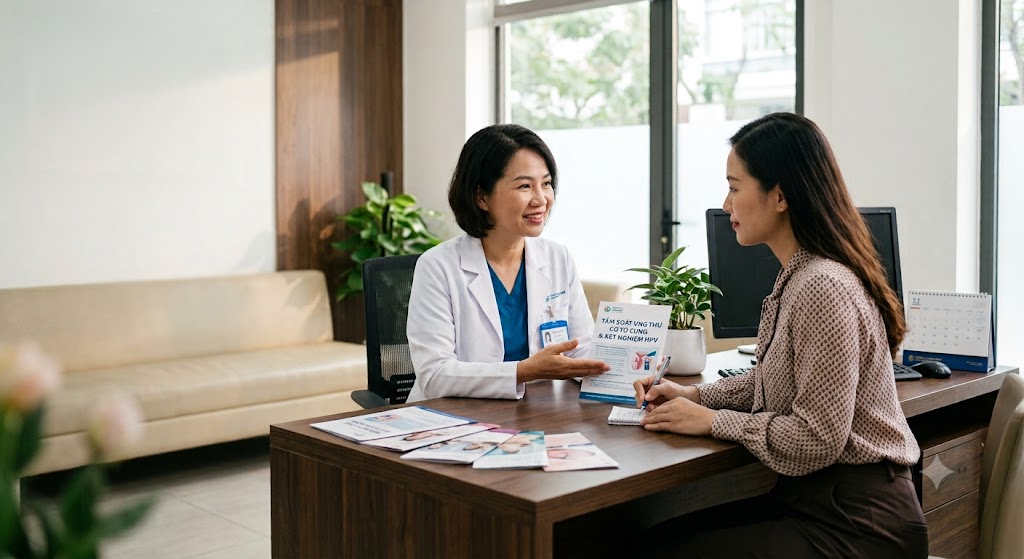 Các xét nghiệm đầu tiên giúp phát hiện sớm ung thư cổ tử cung - Ảnh 1.