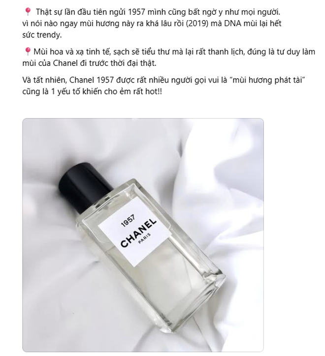 Cõi mạng rần rần truy lùng chai "nước hoa chiêu tài" mang tên 1957: Chanel không tốn một đồng quảng cáo, doanh số vẫn tăng 8%- Ảnh 7.